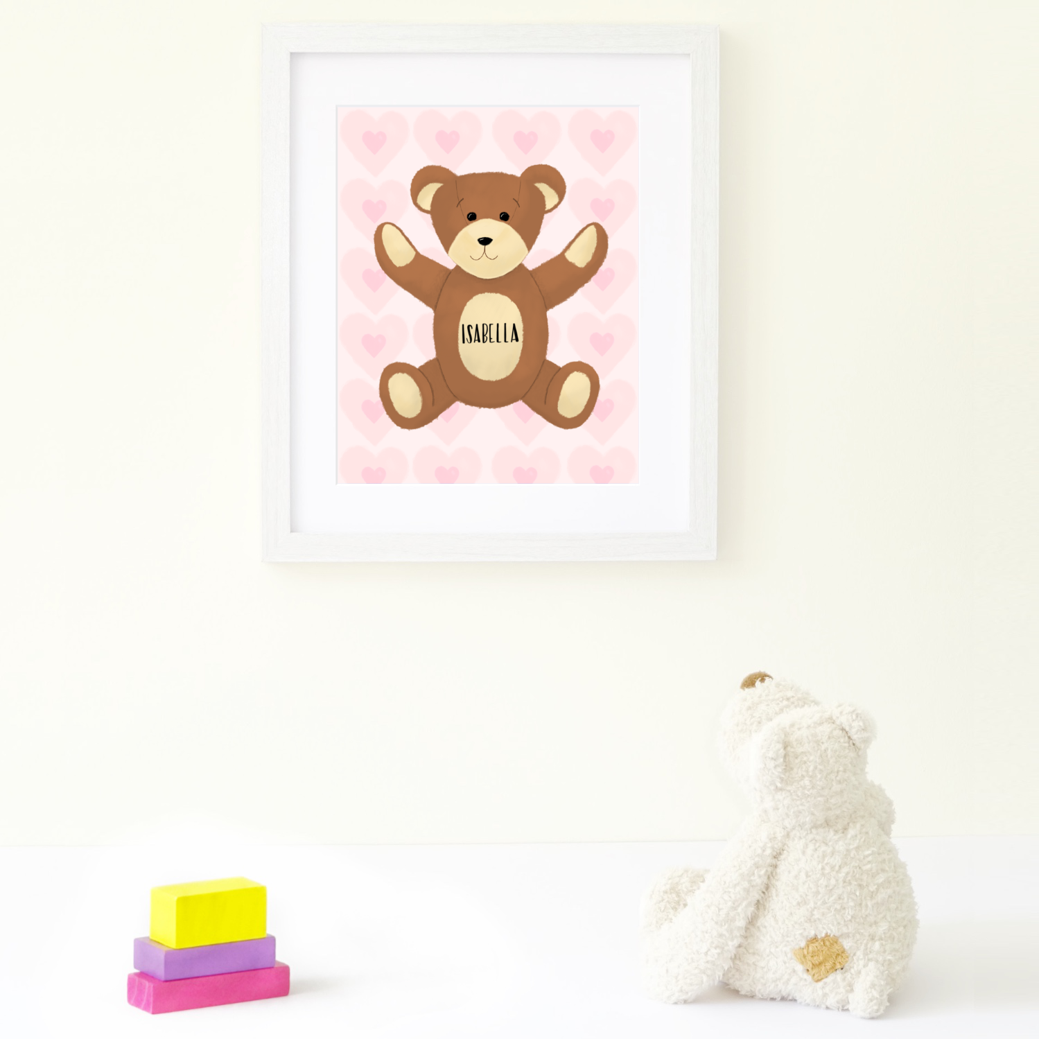 Named Teddy Bear Print - Image 6