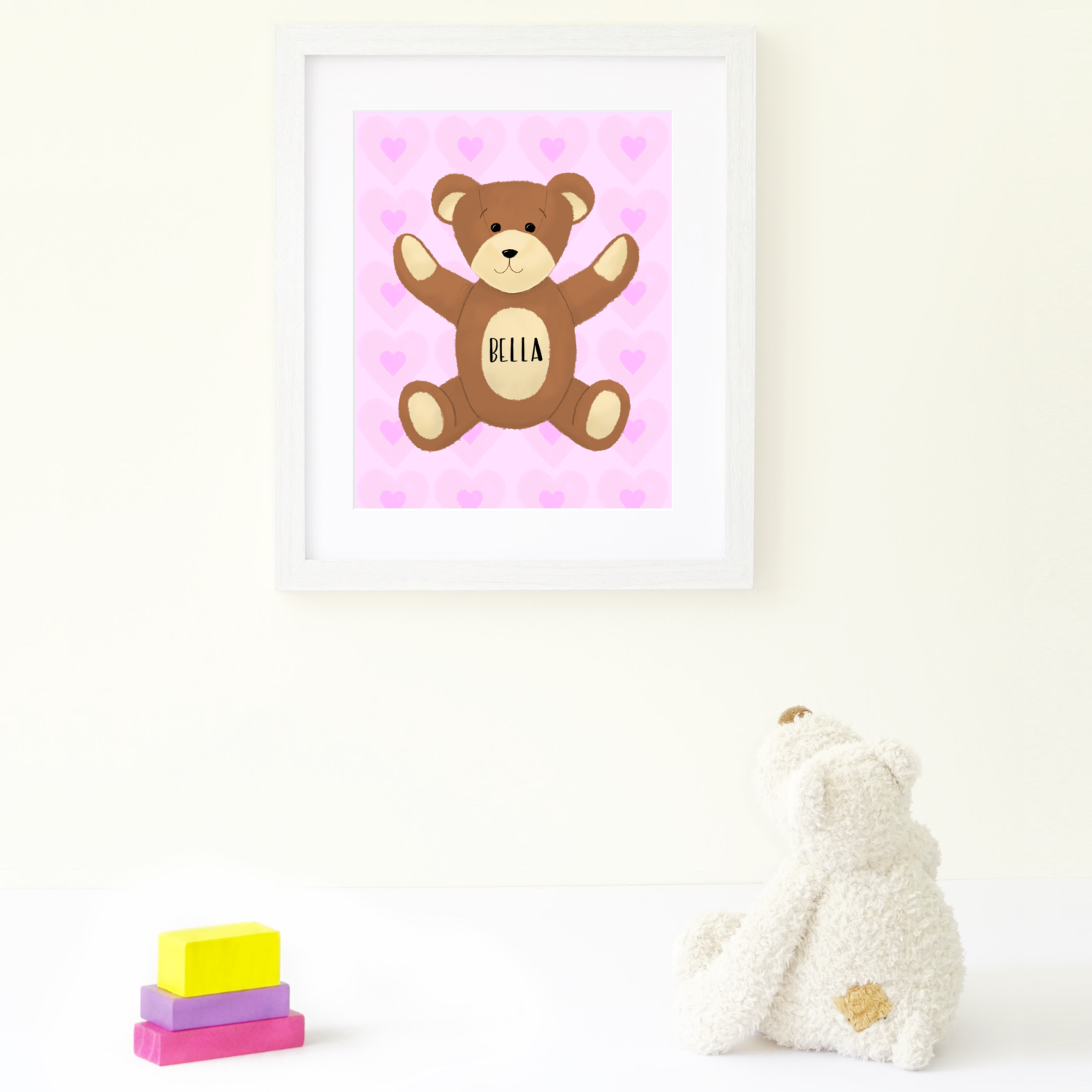 Named Teddy Bear Print - Image 8
