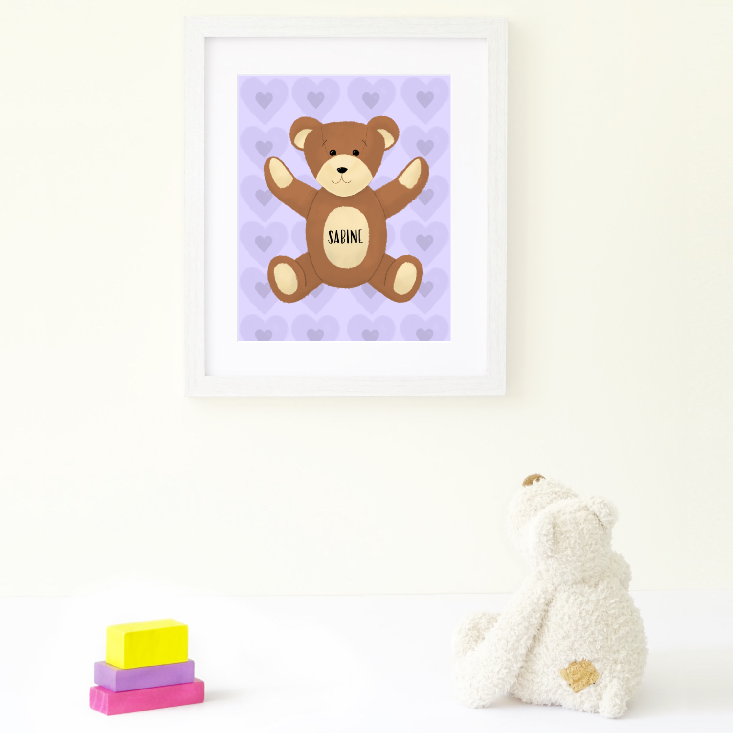 Named Teddy Bear Print - Image 9