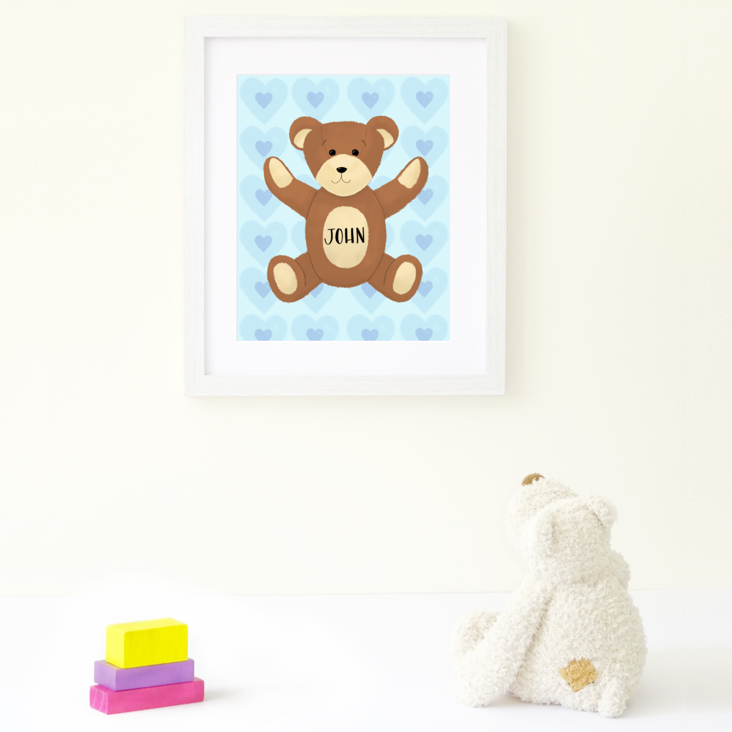 Named Teddy Bear Print - Image 7