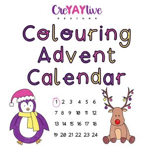 Colouring Advent Calendar