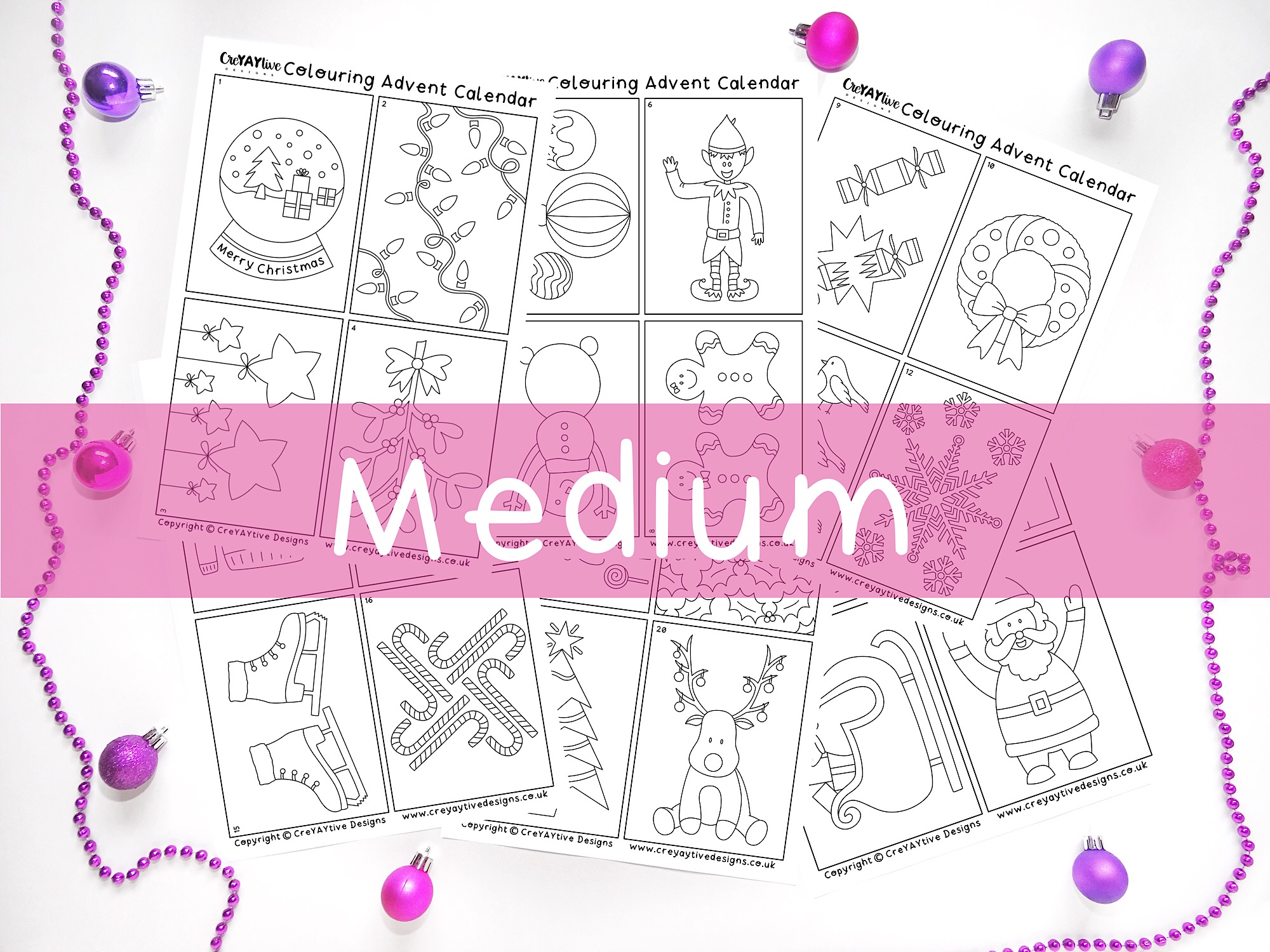 Colouring Advent Calendar Bundle - Image 3