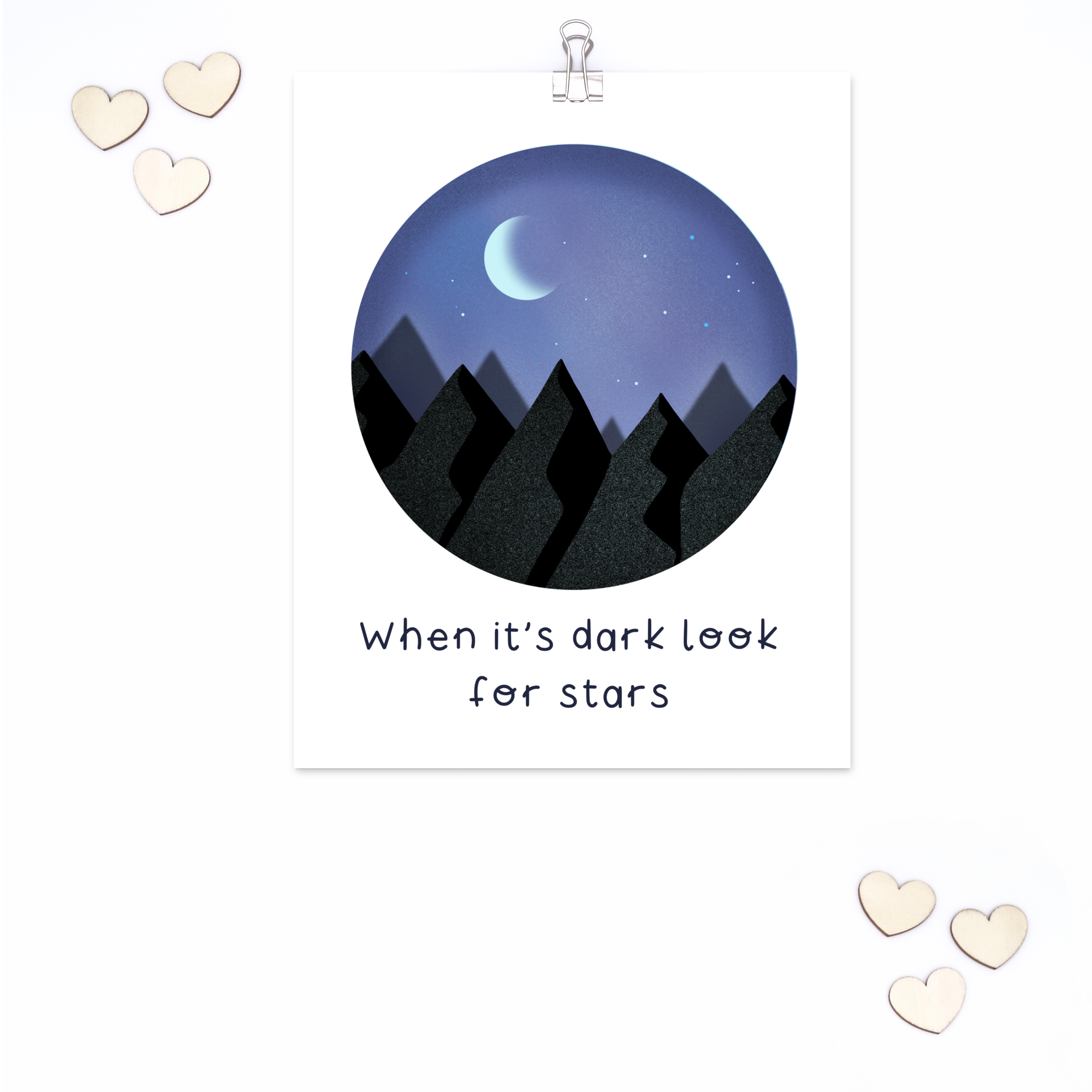 When it’s dark print
