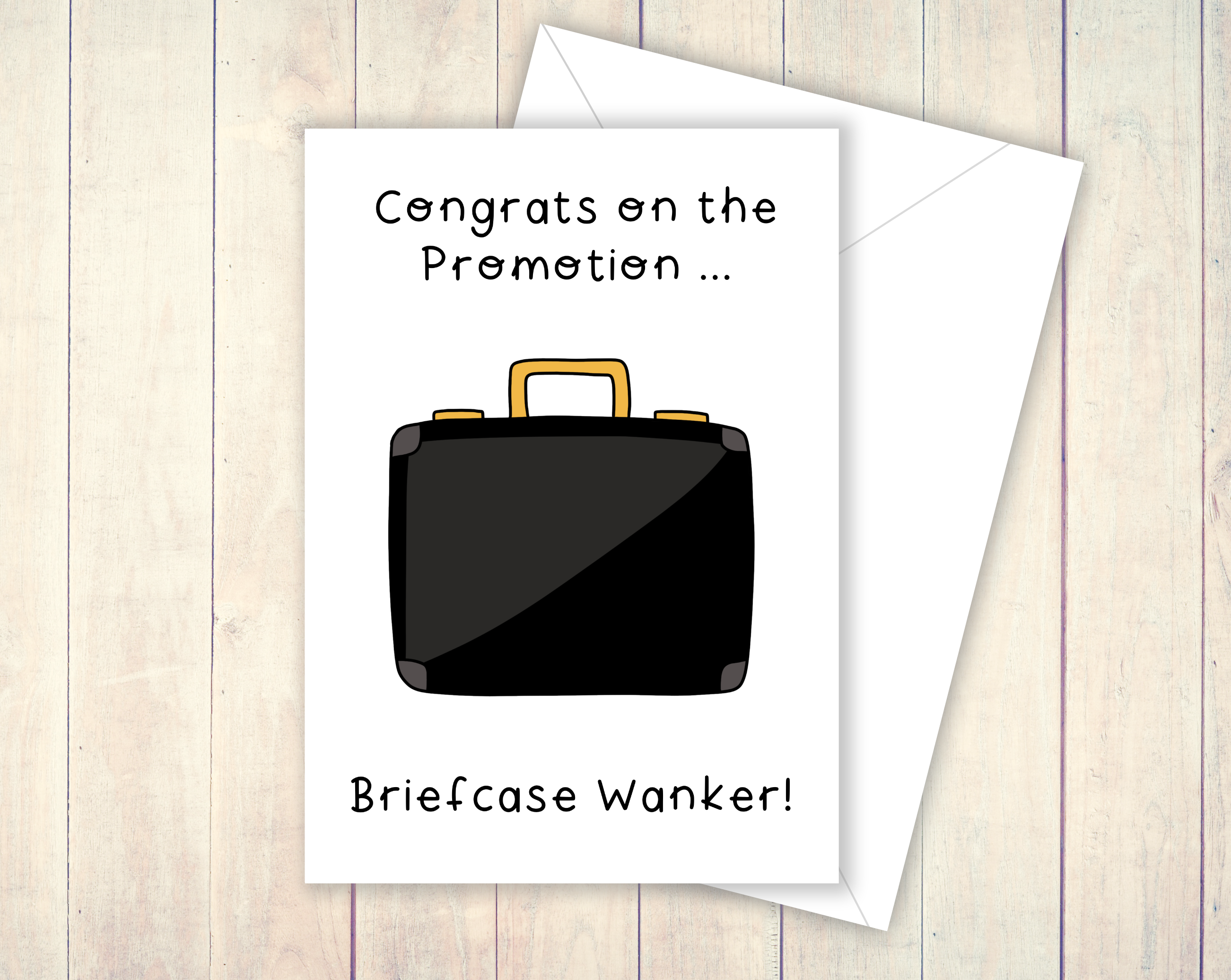 promotion wanker card