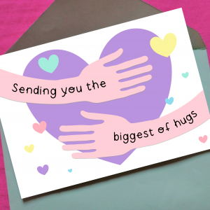 Big hug card