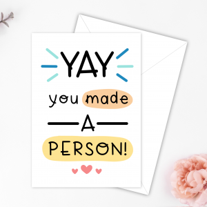 Yay you made a person