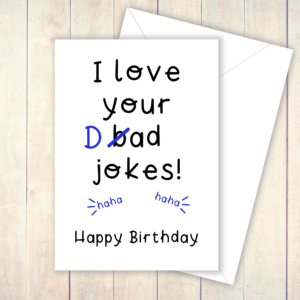 Bad jokes birthday