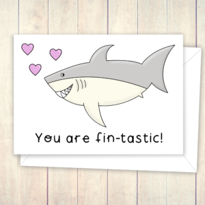 Shark fintastic card