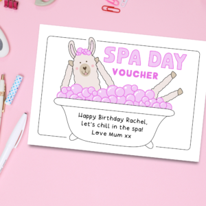 Llama in a Bath Spa Day Voucher