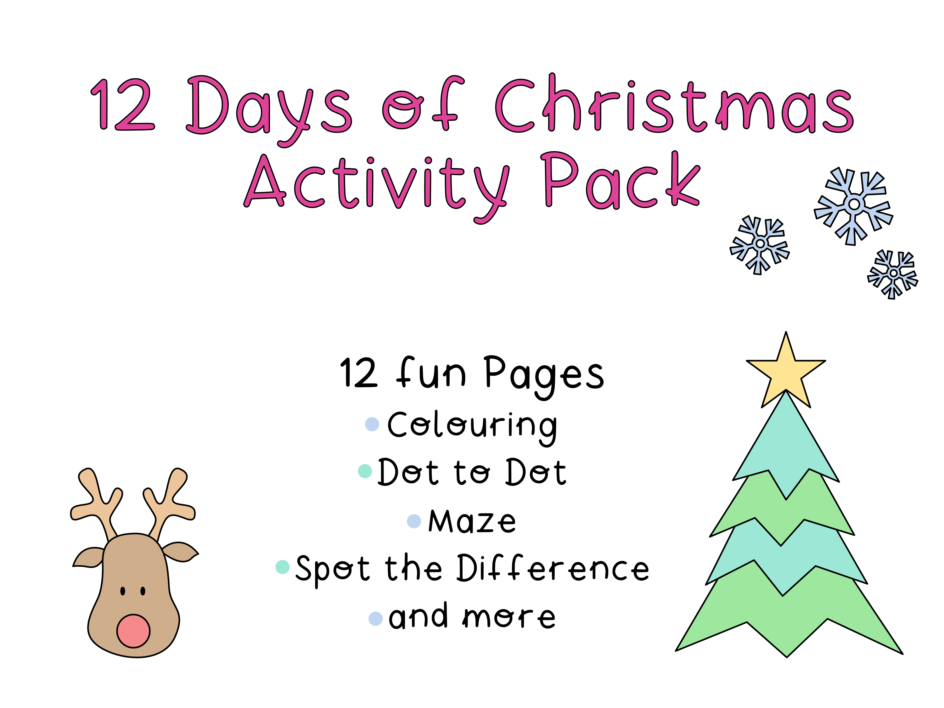 12 Days of Christmas Activity Pack - Image 3